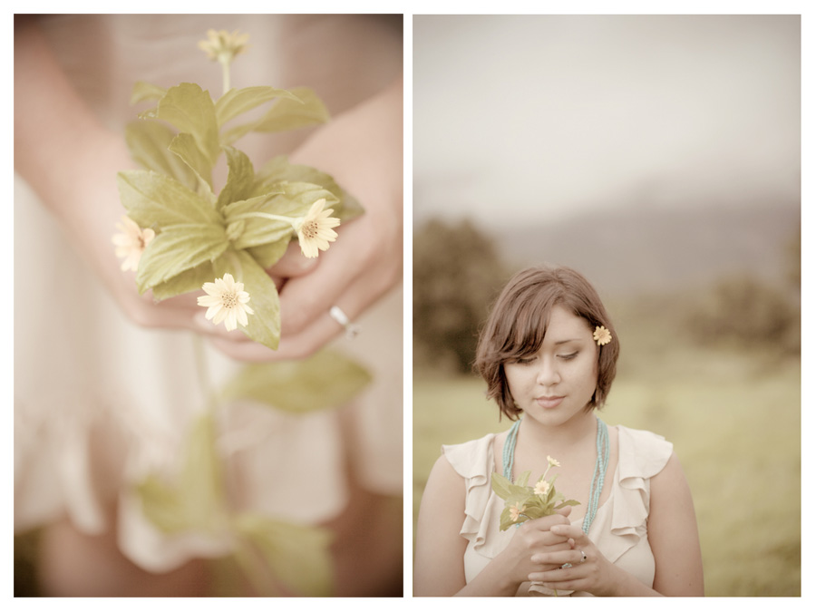 vintage themed senior portraits Hawaii