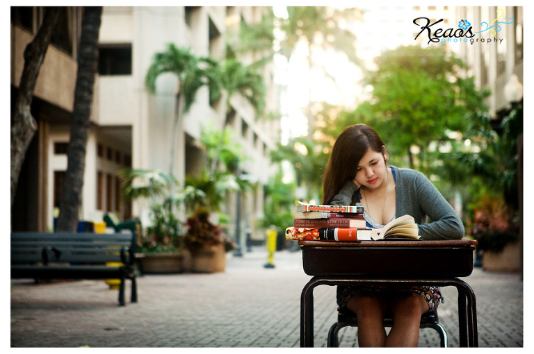 Midkiff library shoot in downtown Honolulu