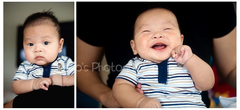 baby laughing