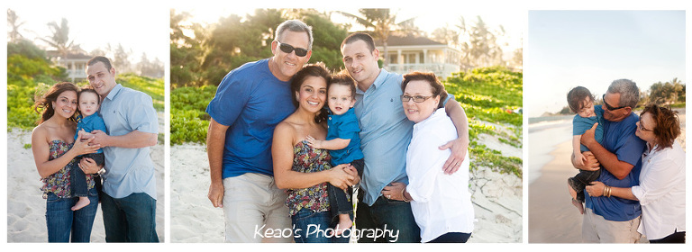 Kailua Family Photo three generations