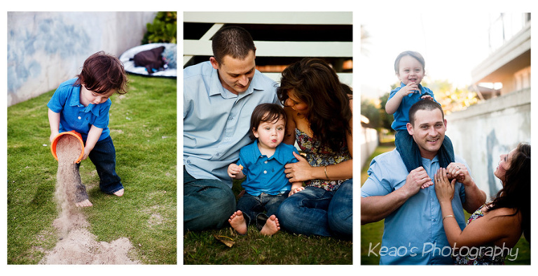 Kailua Family pictures with toddler