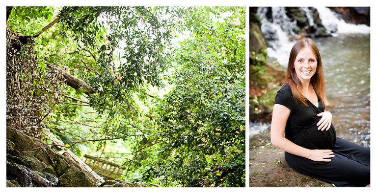 hawaii tropical jungle maternity photos