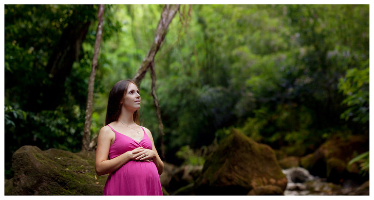Hawaiian maternity photo gorgeous