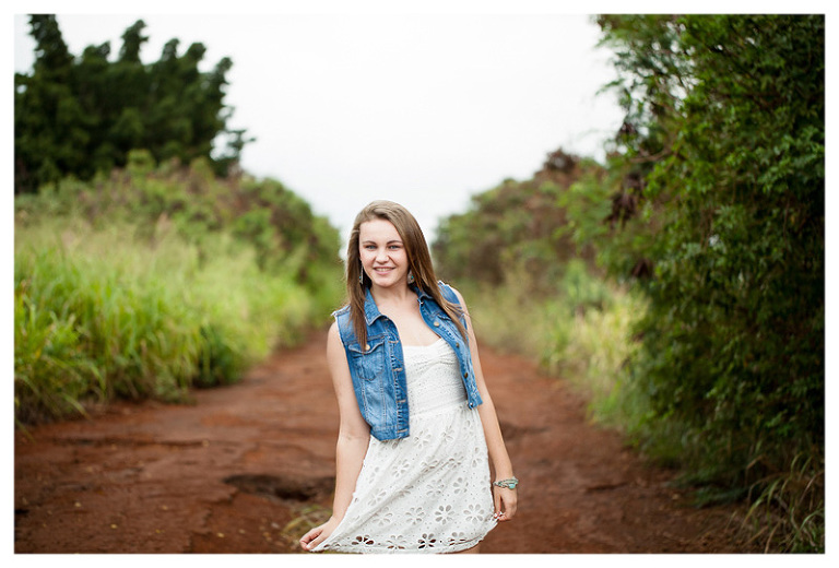 honolulu hawaii senior photo