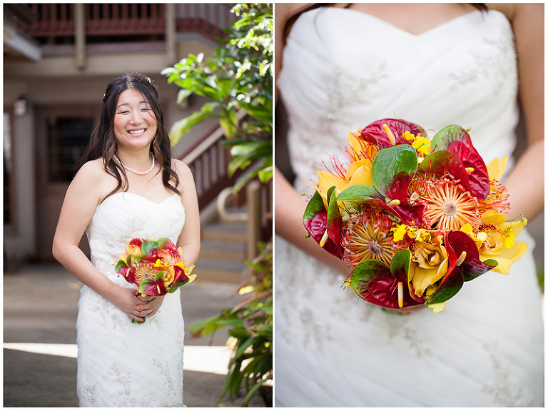 korean hawaiian bride in willows honolulu hawaii wedding photography by oahu wedding photographer