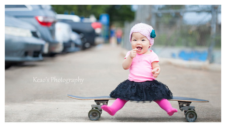 Kaneohe Hawaii family photographer skateboard park