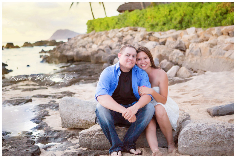 Ko Olina professional engagement photos in Hawaii