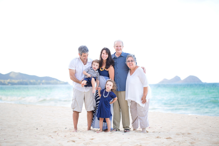 Family Photos at Waimanalo Beach by Hawaii Photographer