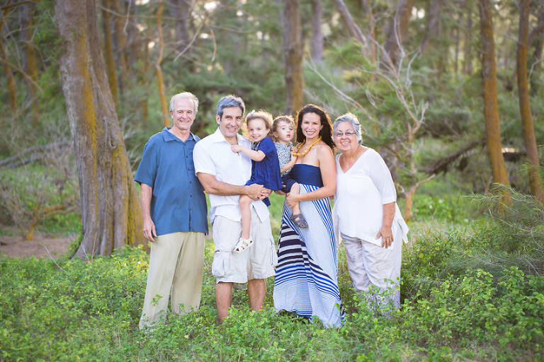 Family Photos at Waimanalo Beach by Hawaii Photographer