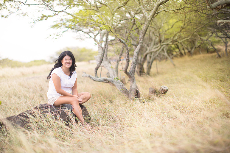 east shore of Oahu portrait photography session