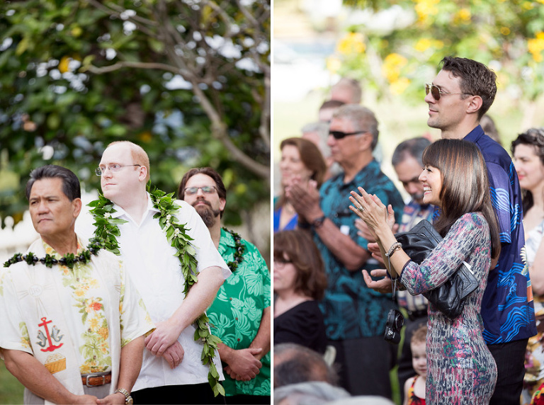 Bishop museum wedding outside