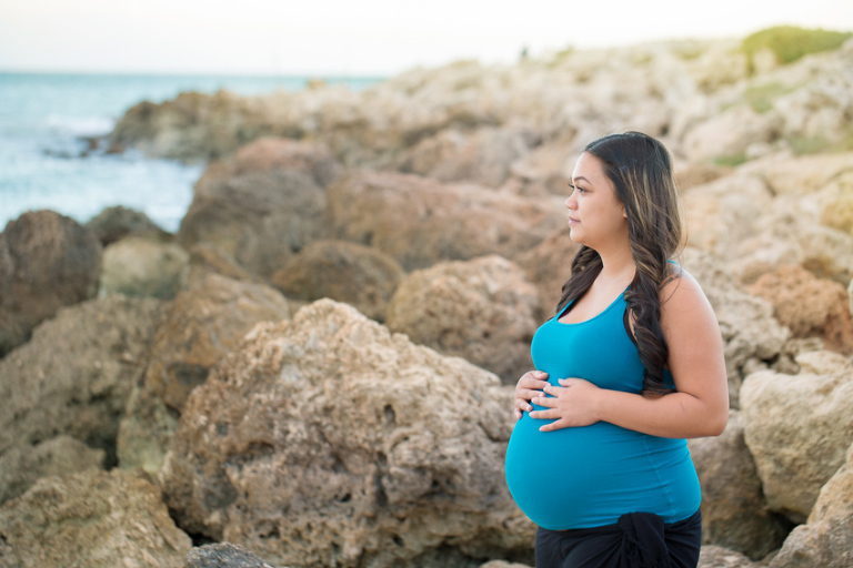 Ko Olina beach maternity photography