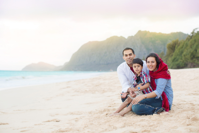 Oahu Family Photography at Waimanalo Beach