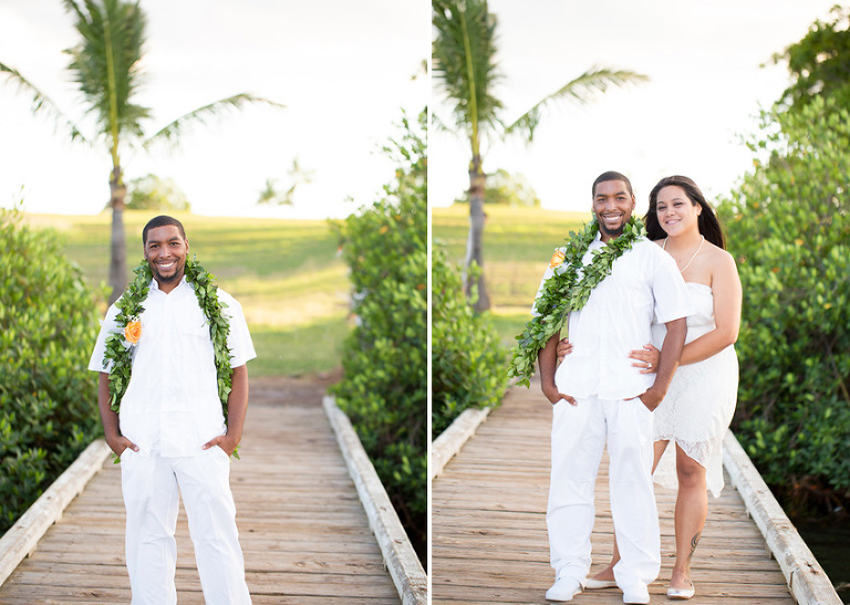 west oahu wedding on the docks