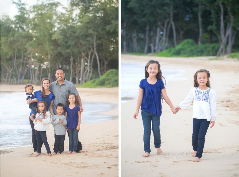 children's photography on hawaii beach