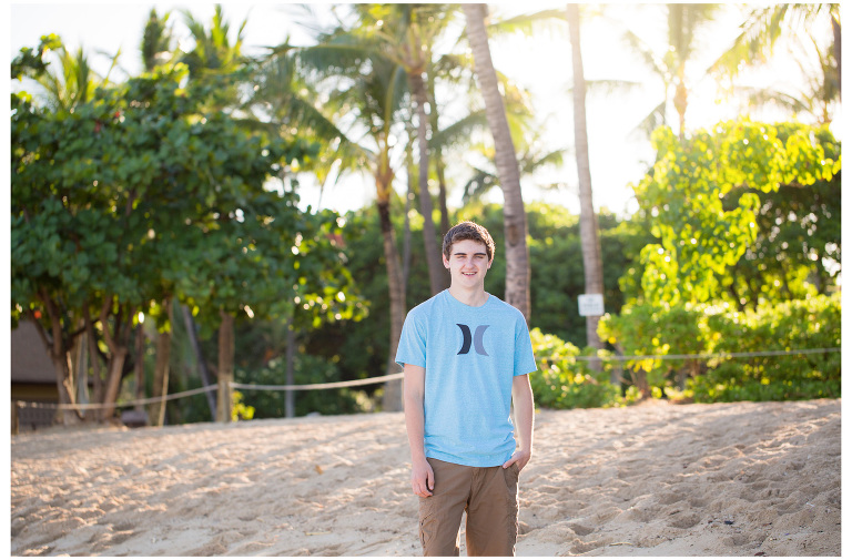 senior photo Hawaii Oahu