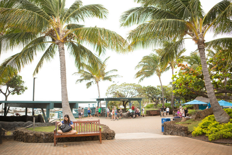 family outing at Maui Ocean Center