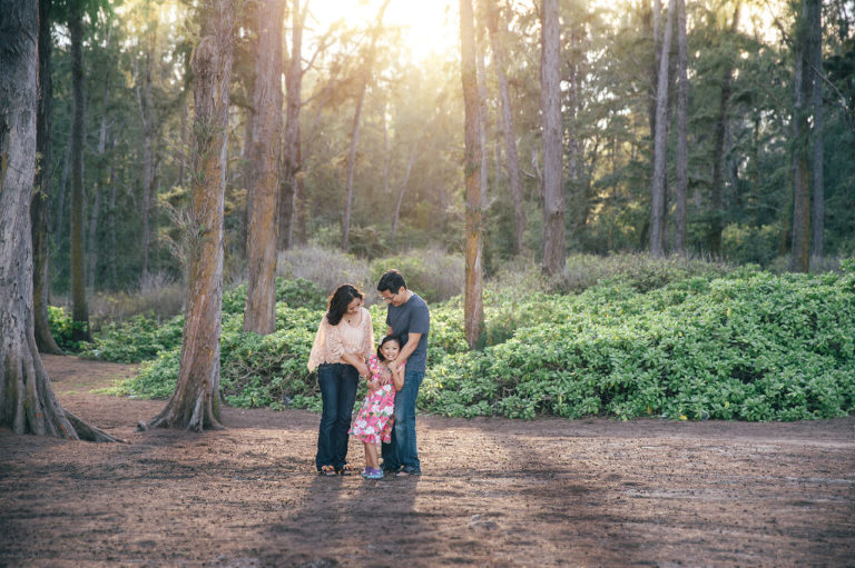 family photography on a beach in Hawaii