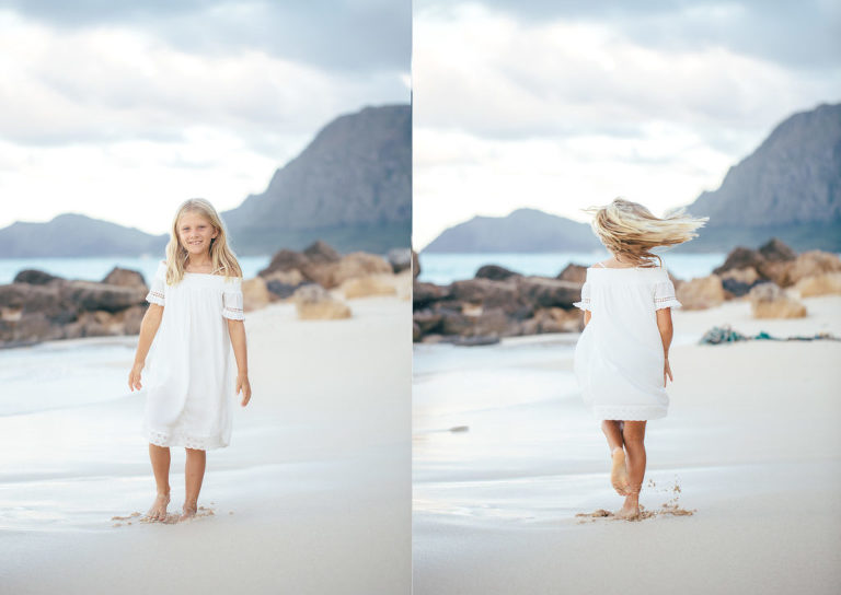 artistic children portraits on Oahu