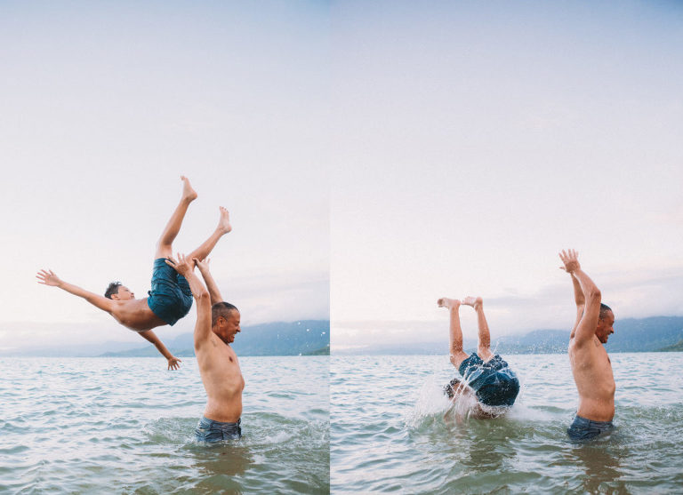 playful photo during Hawaii photo session